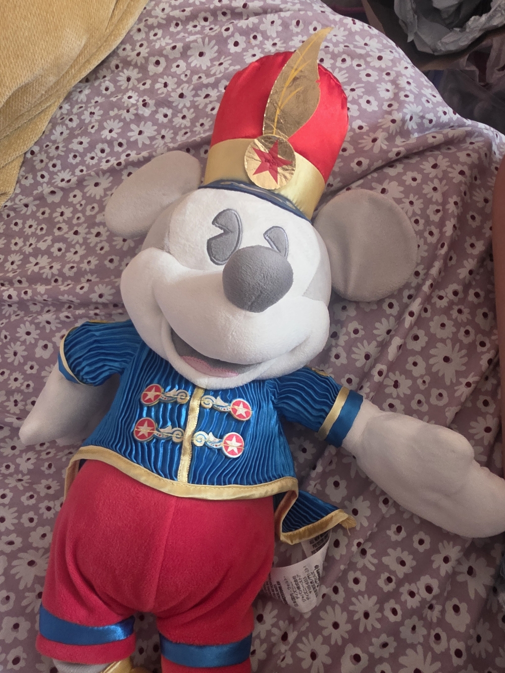 Disney Red and Blue Parade Mickey Mouse Plush